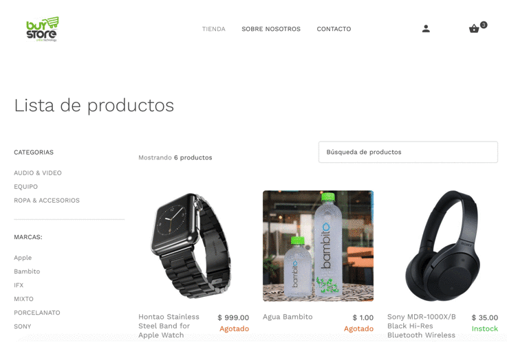 Con las funciones avanzadas podrá personalizar los elementos de su marca en la Tienda Virtual de InterFuerza