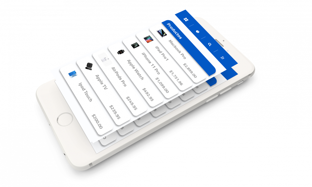 Productos & Servicios app móvil Productos & Servicios app móvil