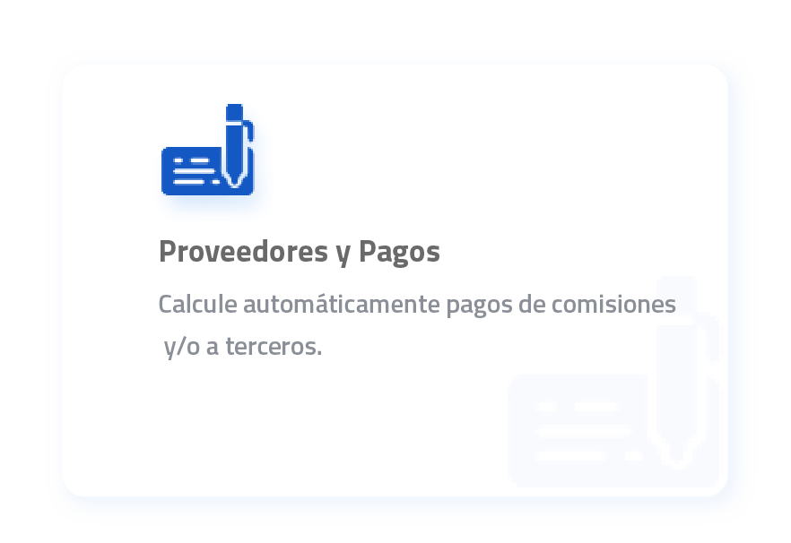 Proveedores y Pagos