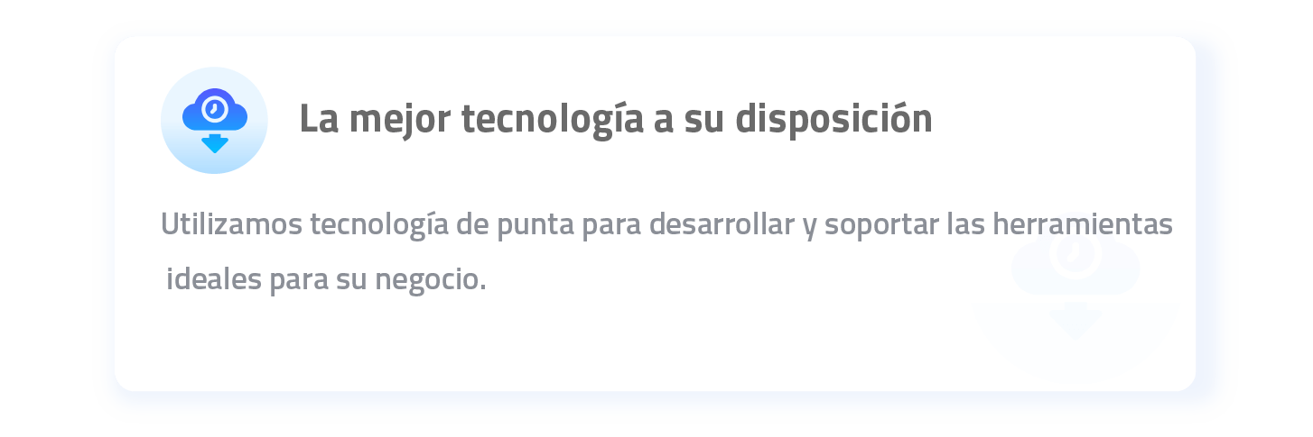 Tecnología a disposición