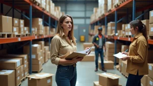 Gastos y costos ocultos en ganancias reales : Empresaria de pequeña empresa en medio del caos haciendo su gestión manualmente con su libreta.